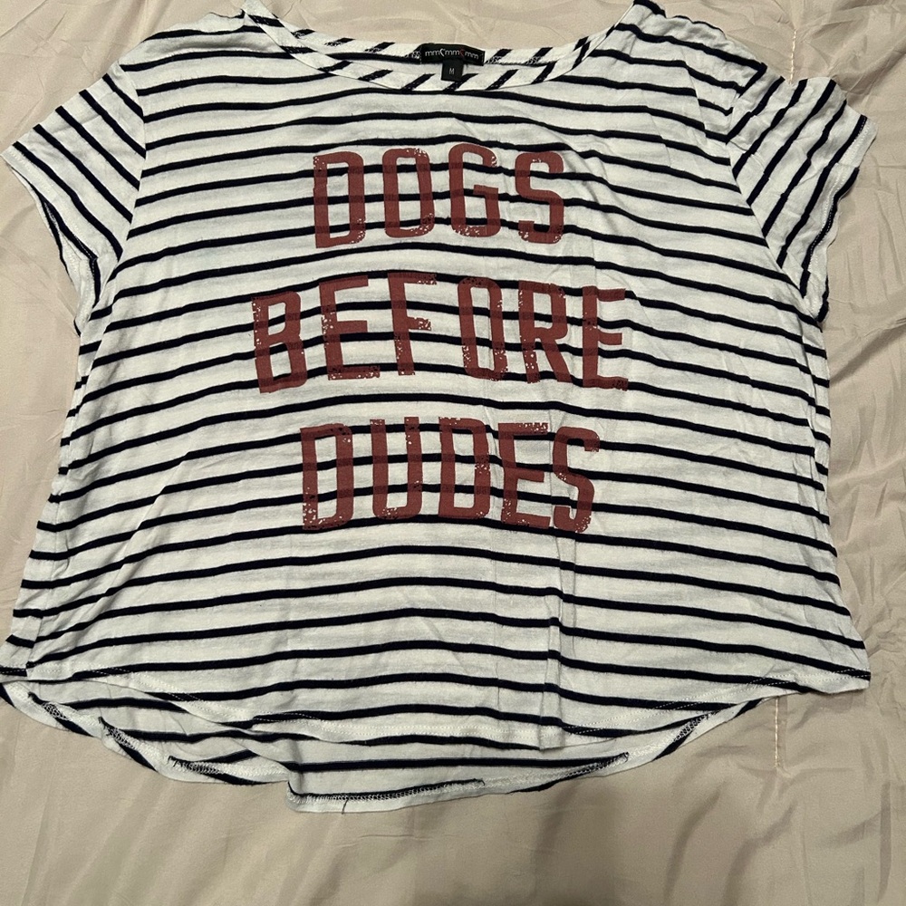 Black and White Striped Tank Top